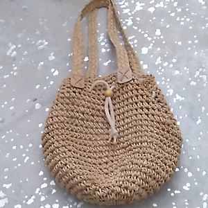 Straw bag